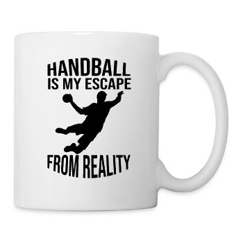 Fan de handball Joueur de handball Handball Équipe de handball - Mug blanc - blanc - Droite