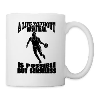 Basket-ball Équipe de basket-ball Joueurs de basket-ball - Mug blanc - blanc - Droite