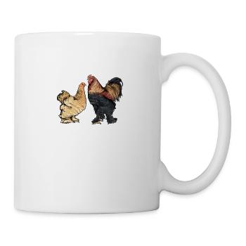 Brahma Hühner I Chicken Geflügel Motiv für - Tasse - Weiß - Rechts