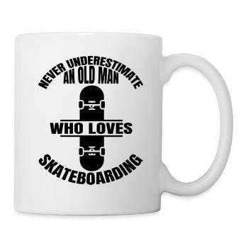 Skateboard Skating Skateboarding Skater Skate Fan - Mug - white - Right
