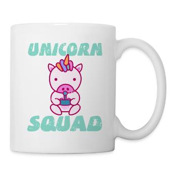Unicorn Squad Retro Vintage Unicorn Mythology - Mug - white - Right