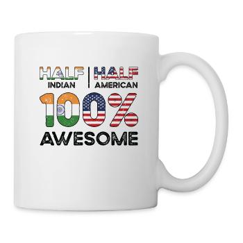 Born Indian India American USA Citizenship - Mug - white - Right