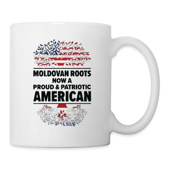 Born Moldovan Moldova American USA Citizenship - Mug - white - Right