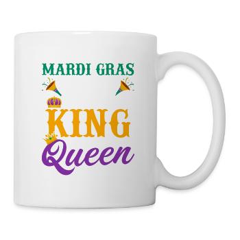 Mardi Gras Where You Can Party Like A King Parade - Mug - white - Right