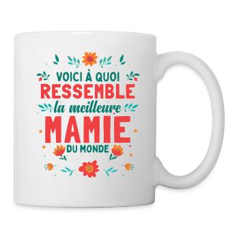 La Meilleur Mamie Du Monde - Mug blanc - blanc - Droite