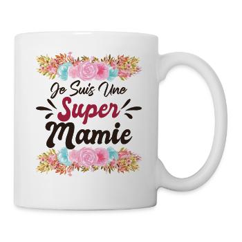 Mamie | Fête Des Mères | Grand-Mère - Mug blanc - blanc - Droite