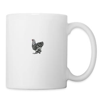 Brahma Hühner I Chicken Geflügel Motiv für - Tasse - Weiß - Rechts