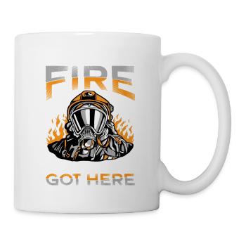 Il était en feu quand je suis arrivé ici 9 - Mug blanc - blanc - Droite