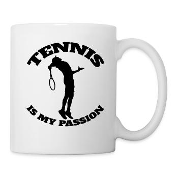 Amateurs de tennis Joueurs de tennis Club de tennis Tennis - Mug blanc - blanc - Droite