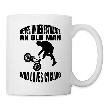 Bicycle Cyclists Cyclists Cycling - Mug - white - Right