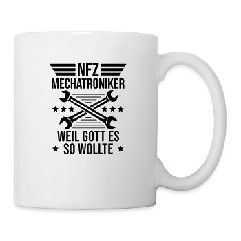 NFZ Mechatroniker Spruch Meister NFZ Mechaniker - Mug - white - Right