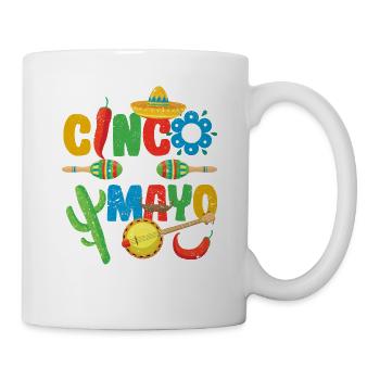 Cinco De Mayo Mexikanisches Essen Fiesta Party - Tasse - Weiß - Rechts