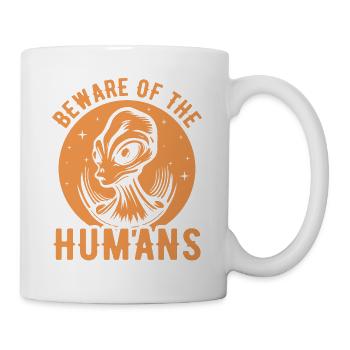 Alien, UFO, UAP, Space, Weltraum Flugobjekt - Tasse - Weiß - Rechts