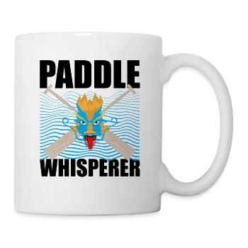Course de bateaux chinois pour les entraîneurs de bateaux-dragons - Mug blanc - blanc - Droite