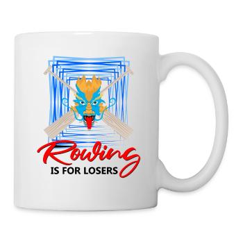 Dragon boating theme for dragon boat paddling - Mug - white - Right