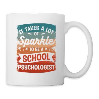 It Takes A Lot Of Sparkle To Be A School - Mug - white - Right