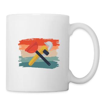 Ein legendärer Klempner hat Klempner im Ruhestand - Tasse - Weiß - Rechts