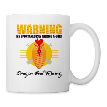 Dragon Boat Paddle pour le Festival de course de bateaux-dragons - Mug blanc - blanc - Droite