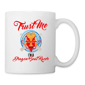 Dragon Boat Paddle pour le Festival de course de bateaux-dragons - Mug blanc - blanc - Droite