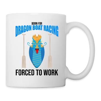 Drachenbootfahren-Thema für Drachenbootpaddeln - Tasse - Weiß - Rechts