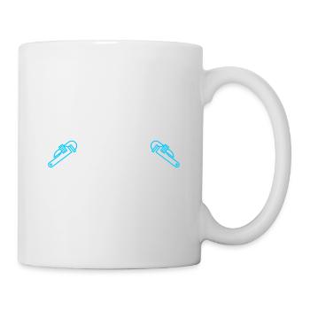 Jeder ist ein Klempner, bis der echte Klempner zeigt - Tasse - Weiß - Rechts