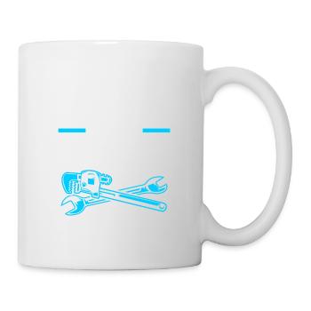 Je juge silencieusement votre plombier de plomberie - Mug blanc - blanc - Droite