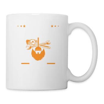 Die besten Klempner haben Bärte Klempner Klempner - Tasse - Weiß - Rechts