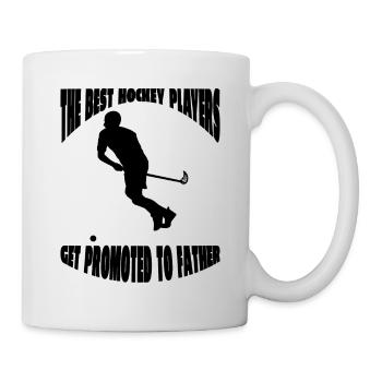 Hockey Feldhockey Vater Unihockey Hockeyspieler - Tasse - Weiß - Rechts