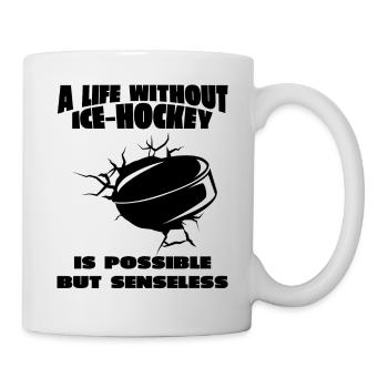 Eishockeyspieler Hockeyfan Eishockey Eishockeyteam - Mug - white - Right
