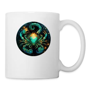 Tragen Sie Ihr astrologisches Sternzeichen mit Stolz: Krebs - Tasse - Weiß - Rechts