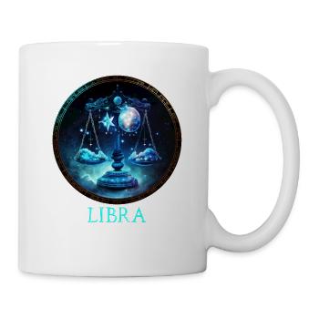 Adoptez votre identité Libra: Libra Pride Zodiac - Mug blanc - blanc - Droite