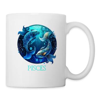 Nehmen Sie Ihre Fische-Identität an: Fische Pride Zodiac - Tasse - Weiß - Rechts