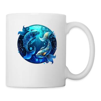 Tragen Sie Ihr astrologisches Sternzeichen mit Stolz: Fische - Tasse - Weiß - Rechts