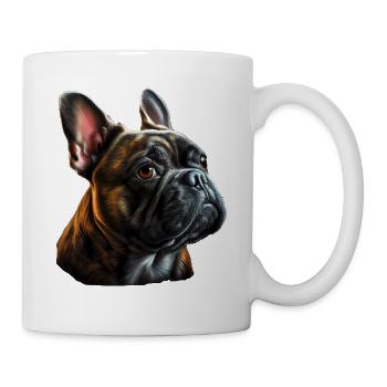 French Bulldog Frenchie Französische Bulldogge - Mug - white - Right