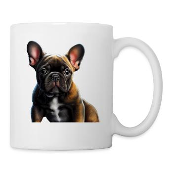 French Bulldog Frenchie Französische Bulldogge - Mug - white - Right