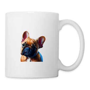Please don't scare my dog French Bulldog - Mug - white - Right