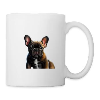 Please don't scare my dog French Bulldog - Mug - white - Right