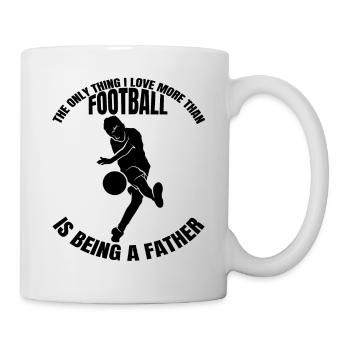 Père de football joueur de football de l’équipe de football - Mug blanc - blanc - Droite