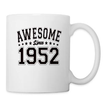 Awesome Since 1952 Birthday 1952 Vintage 1952 - Mug - white - Right