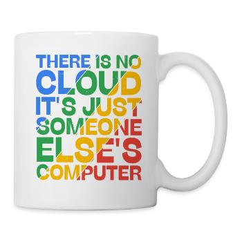 There Is No Cloud 19 - Tasse - Weiß - Rechts