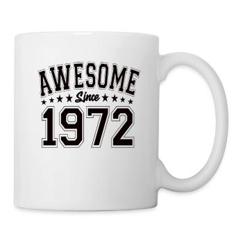 Génial Depuis 1972 Anniversaire 1972 Millésime 1972 - Mug blanc - blanc - Droite