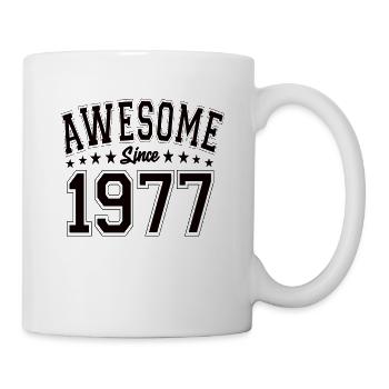 Awesome Since 1977 Birthday 1977 Vintage 1977 - Mug - white - Right
