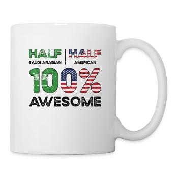 Born Saudi Arabian Saudi Arabia American USA - Mug - white - Right