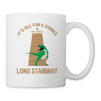 Artificial limb design for leg prosthesis - Mug - white - Right
