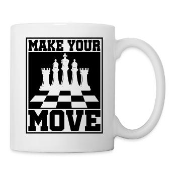 Chess Chess Players Tournament for Clever Minds - Mug - white - Right