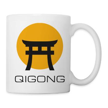 Qigong Torii Tor - Tasse - Weiß - Rechts