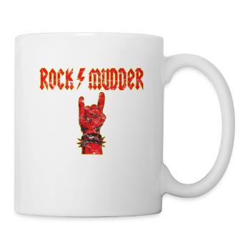 Muttertag Rockmudder Teufelsgruß - Tasse - Weiß - Rechts
