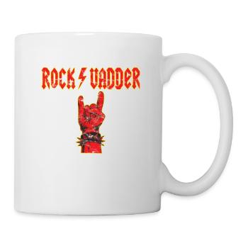 Vatertag Rockvadder Teufelsgruß - Tasse - Weiß - Rechts
