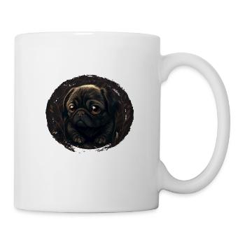 Please don't scare my dog Pug - Mug - white - Right