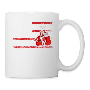 Boxhandschuhe American Combat Sports Flag - Tasse - Weiß - Rechts